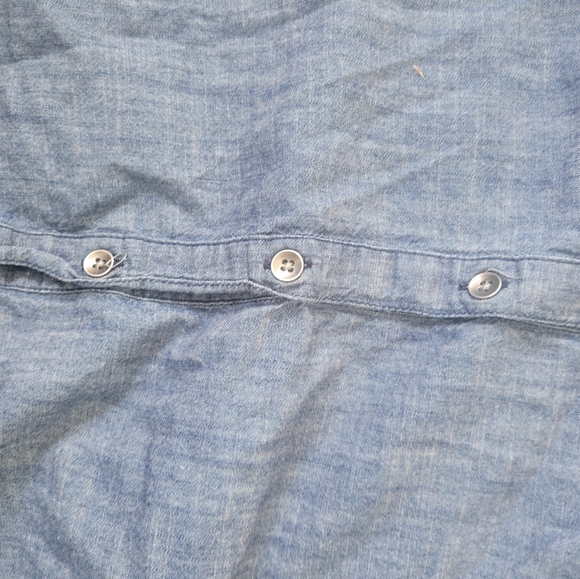 Denim sleeveless maternity dress - Picture 2 of 5